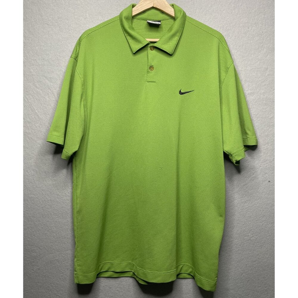 Nike Golf Mens Dri-FIT Polo Shirt XL Green